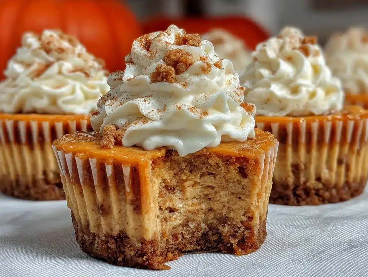mini pumpkin cheesecakes preparation steps