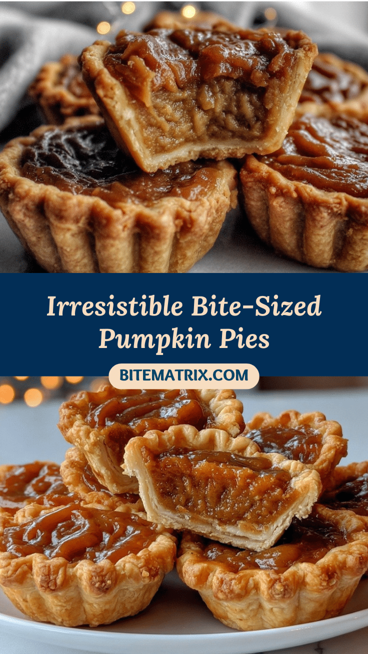 mini pumpkin pies recipe