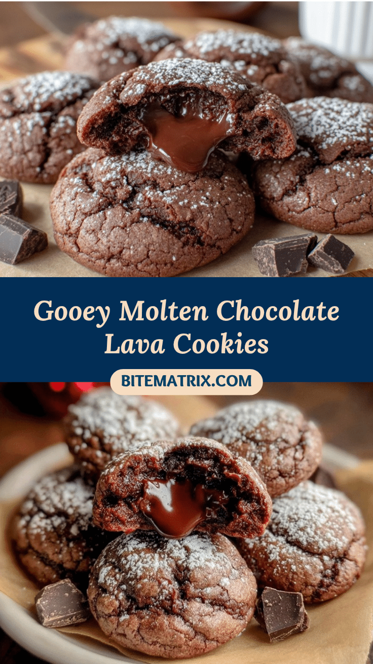 molten chocolate lava cookies recipe