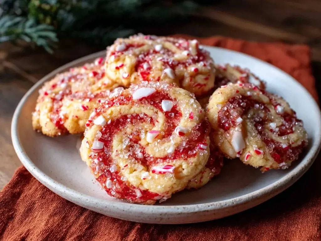 peppermint swirl cookies - featured image