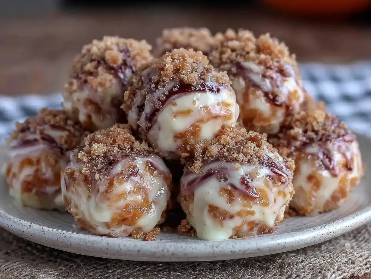 pumpkin cheesecake balls preparation steps