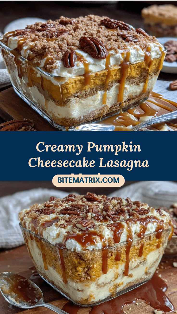 pumpkin cheesecake lasagna recipe