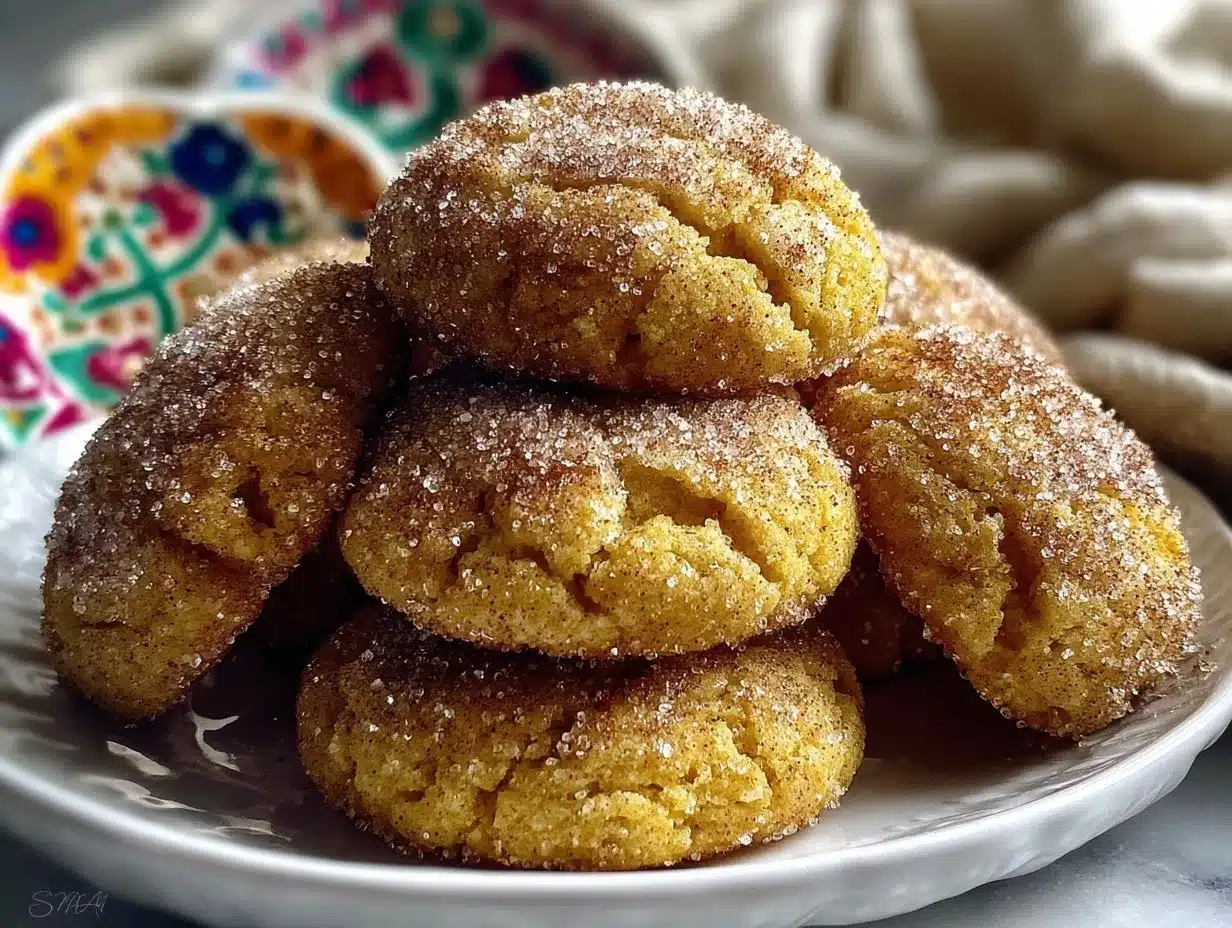 pumpkin snickerdoodle cookies preparation steps