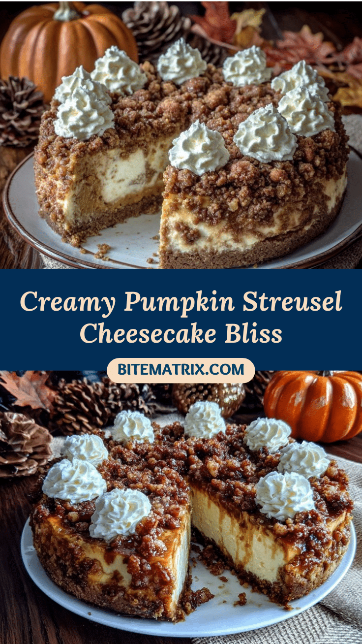 pumpkin streusel cheesecake recipe