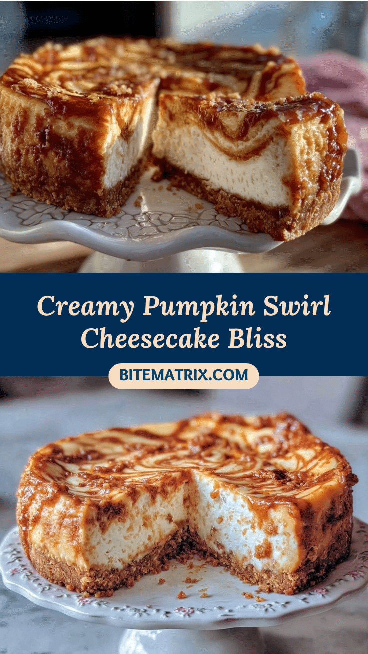 pumpkin swirl cheesecake recipe