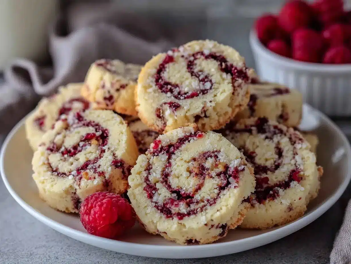 raspberry swirl cookies preparation steps