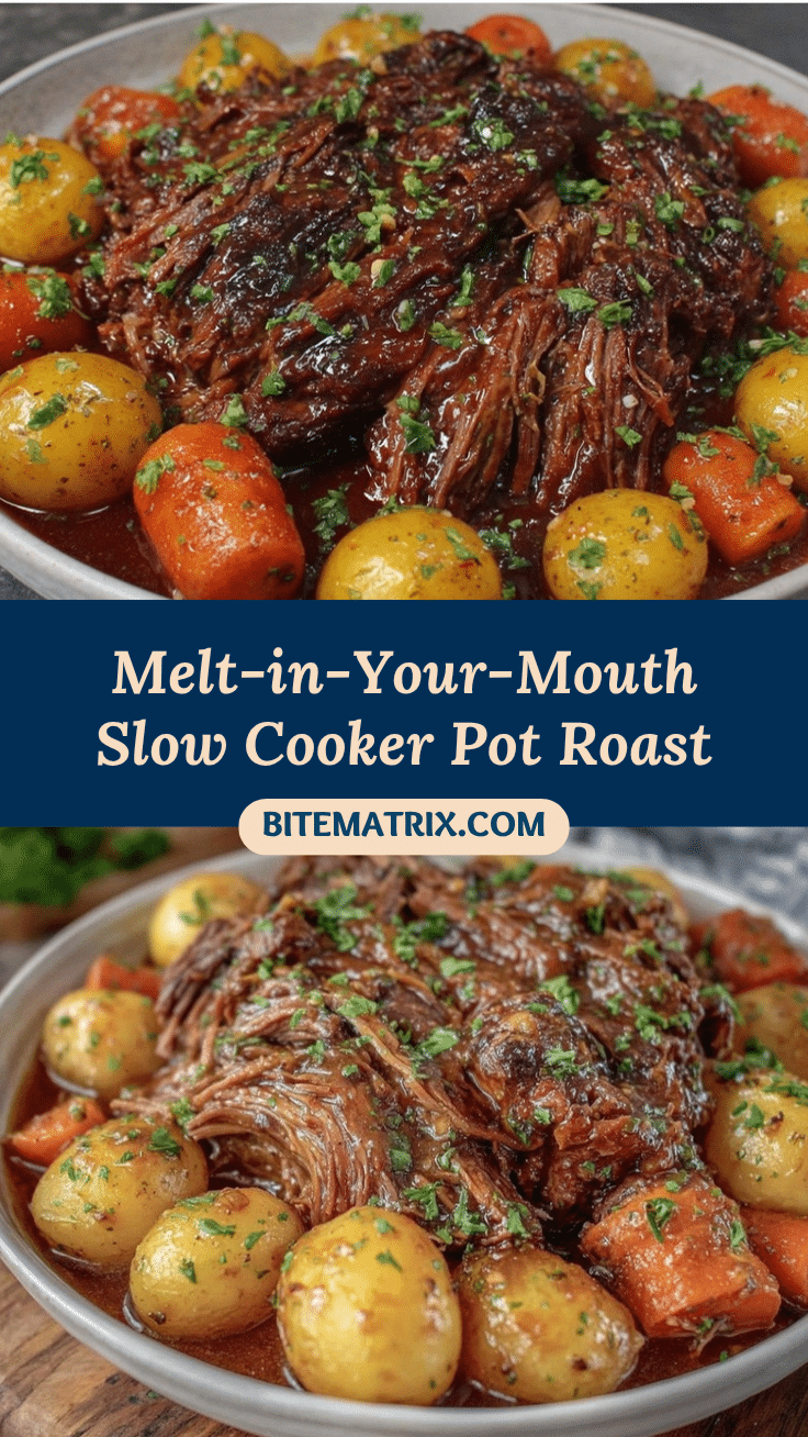 slow cooker pot roast recipe