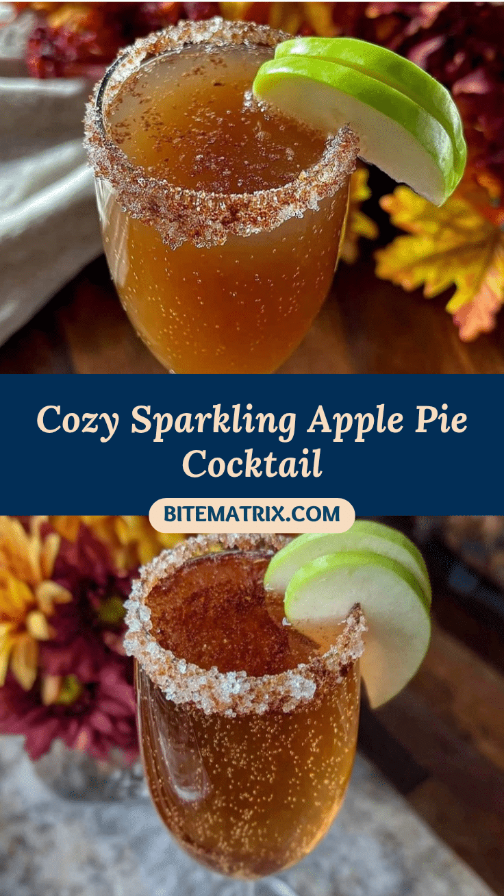 sparkling apple pie cocktail recipe