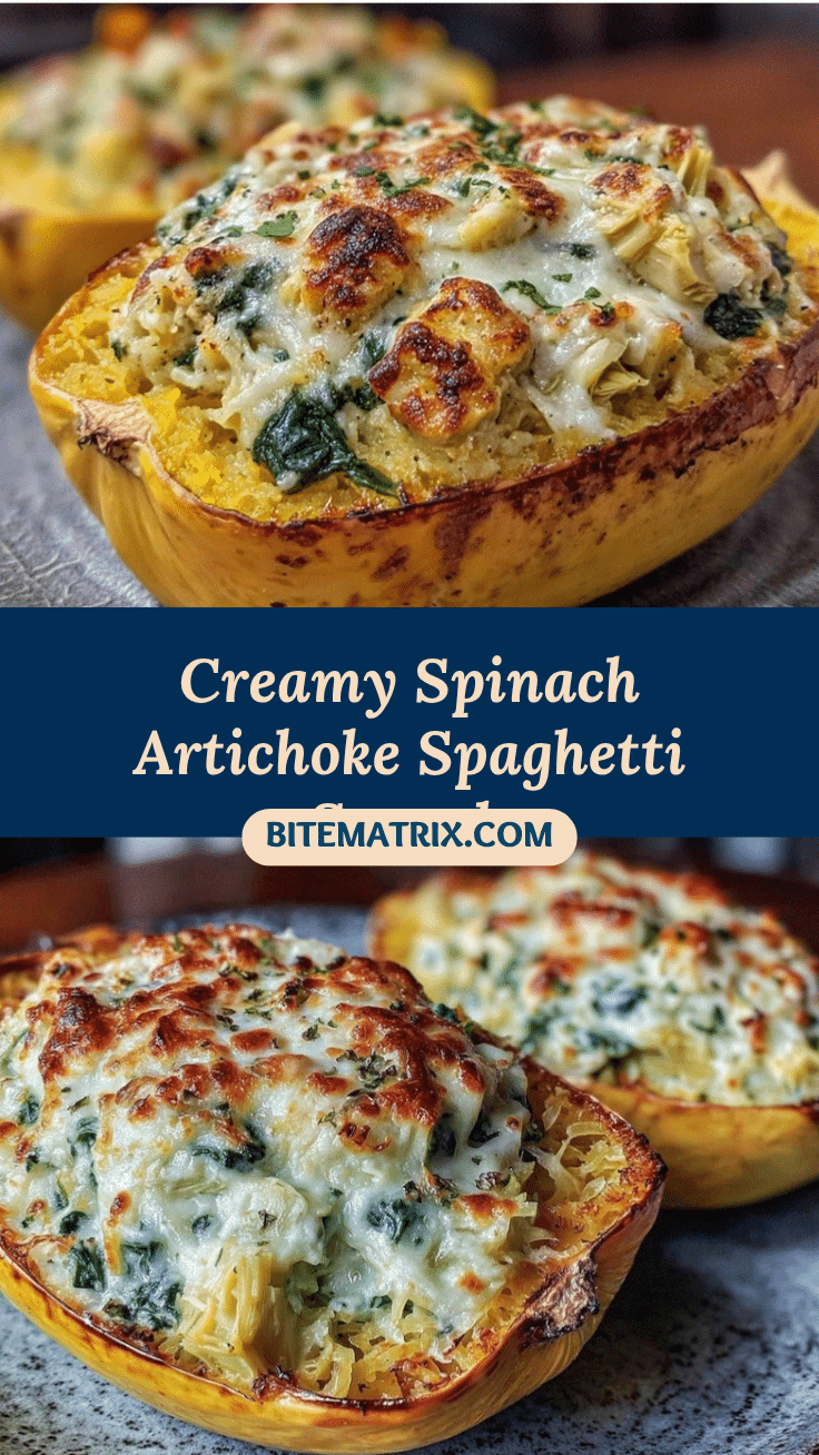 spinach artichoke stuffed spaghetti squash recipe