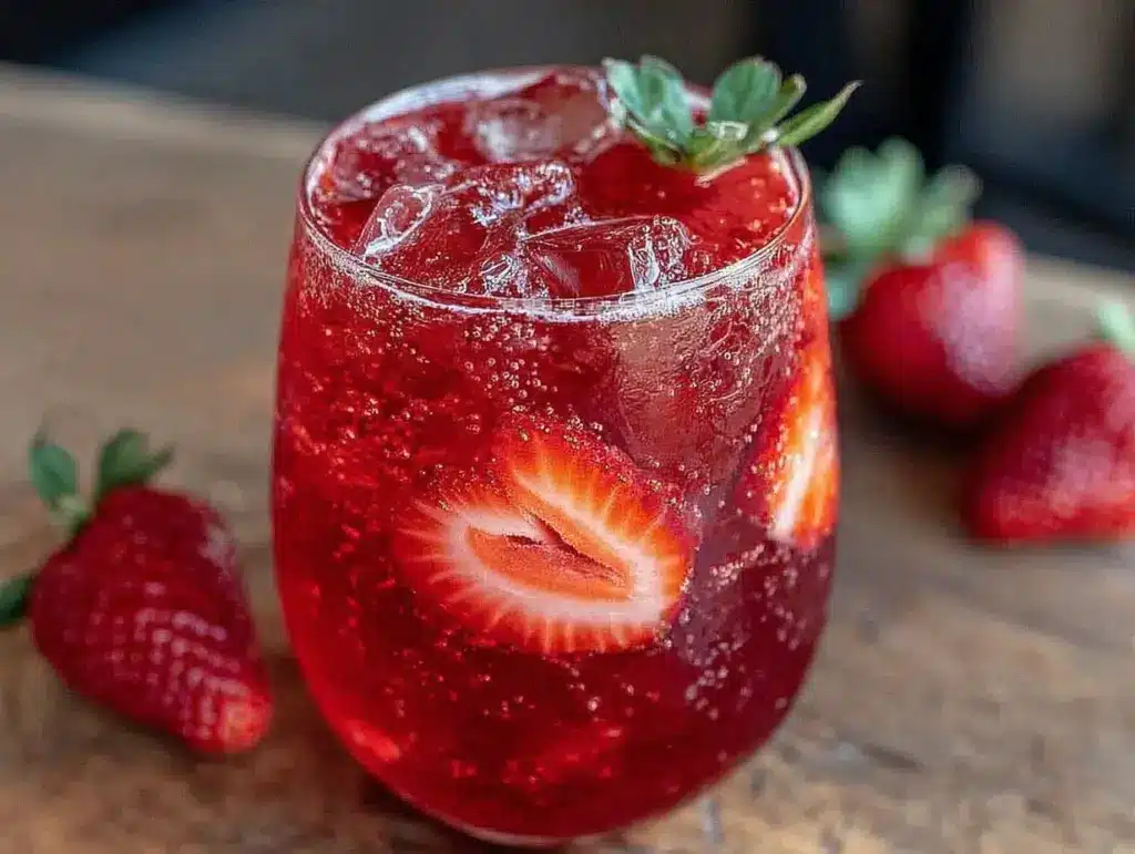 Strawberry Dirty Sprite Cocktail - featured image