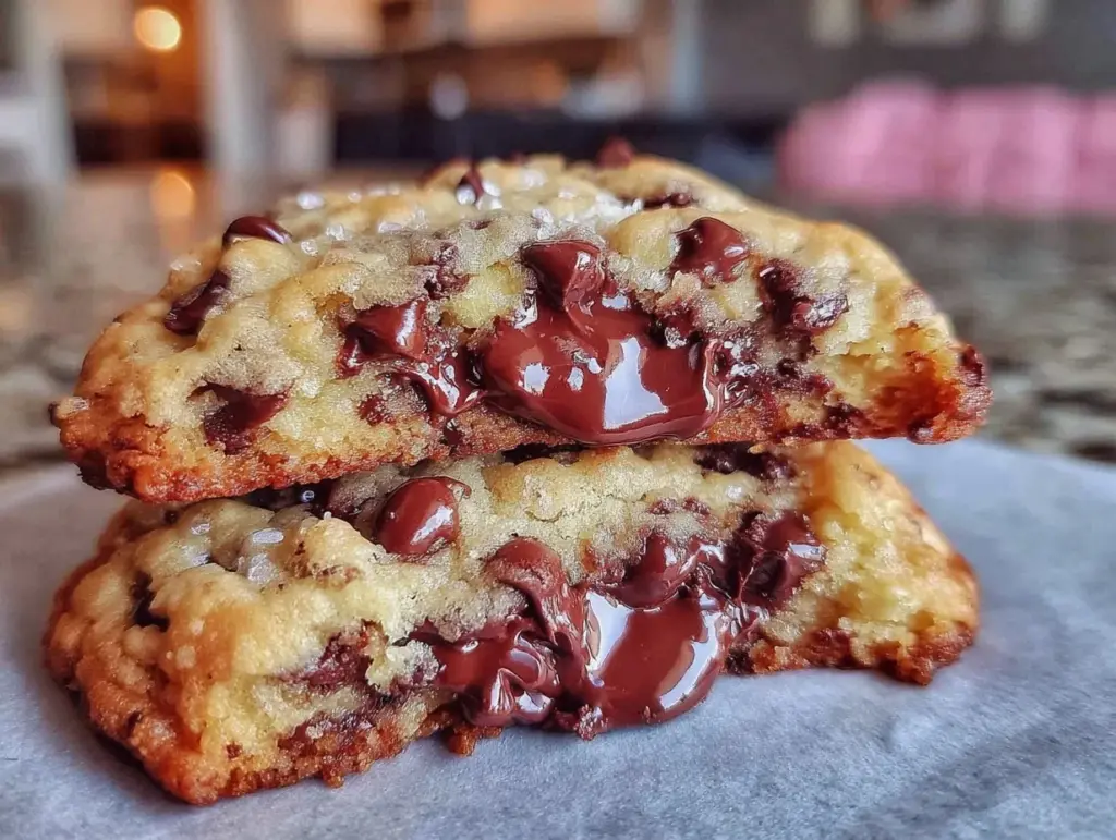 thick chocolate chip cookies - featured image