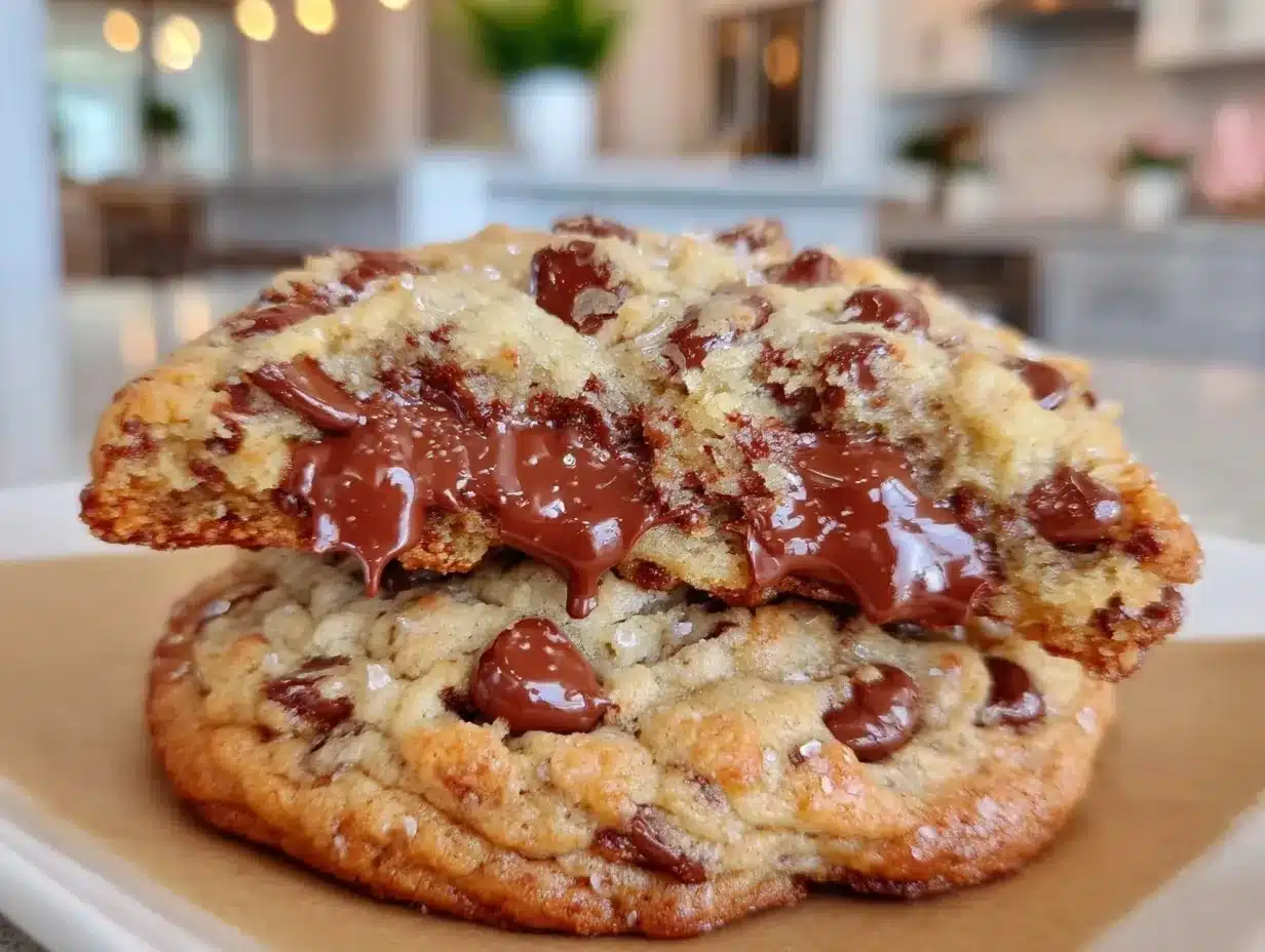 thick chocolate chip cookies preparation steps