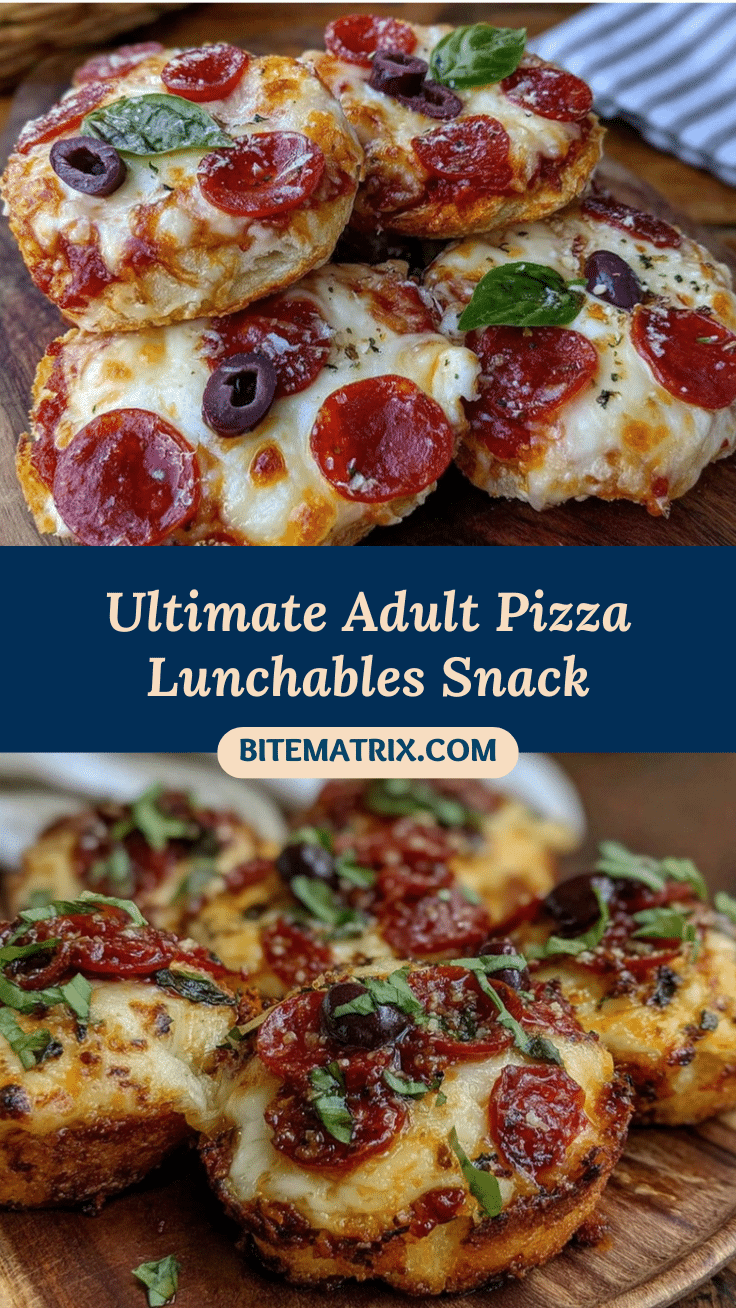 adult pizza Lunchables snack recipe