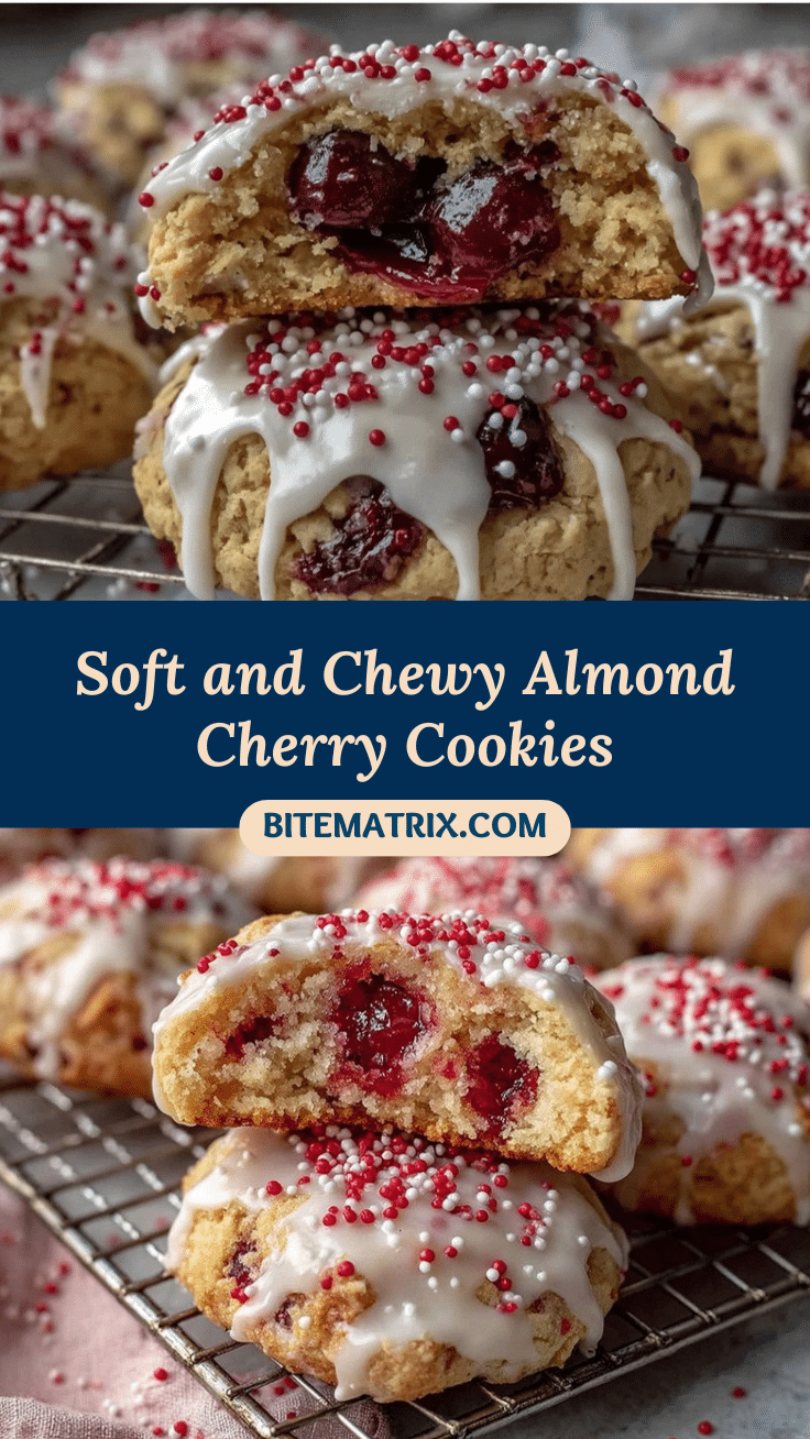 Almond Cherry Cookies recipe