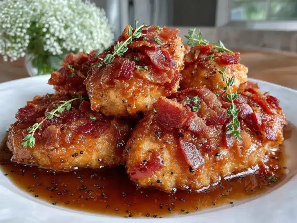 bacon brown sugar chicken tenders - featured image
