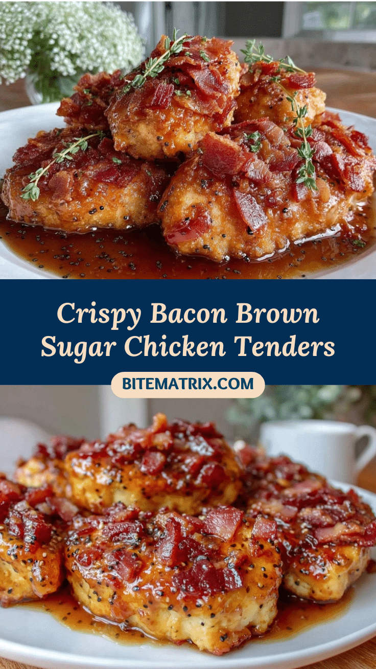 bacon brown sugar chicken tenders recipe