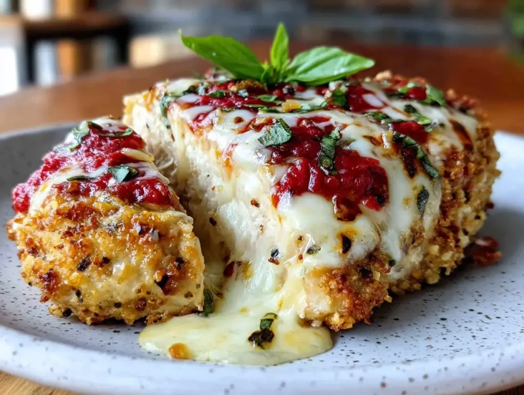 baked chicken parmesan - featured image