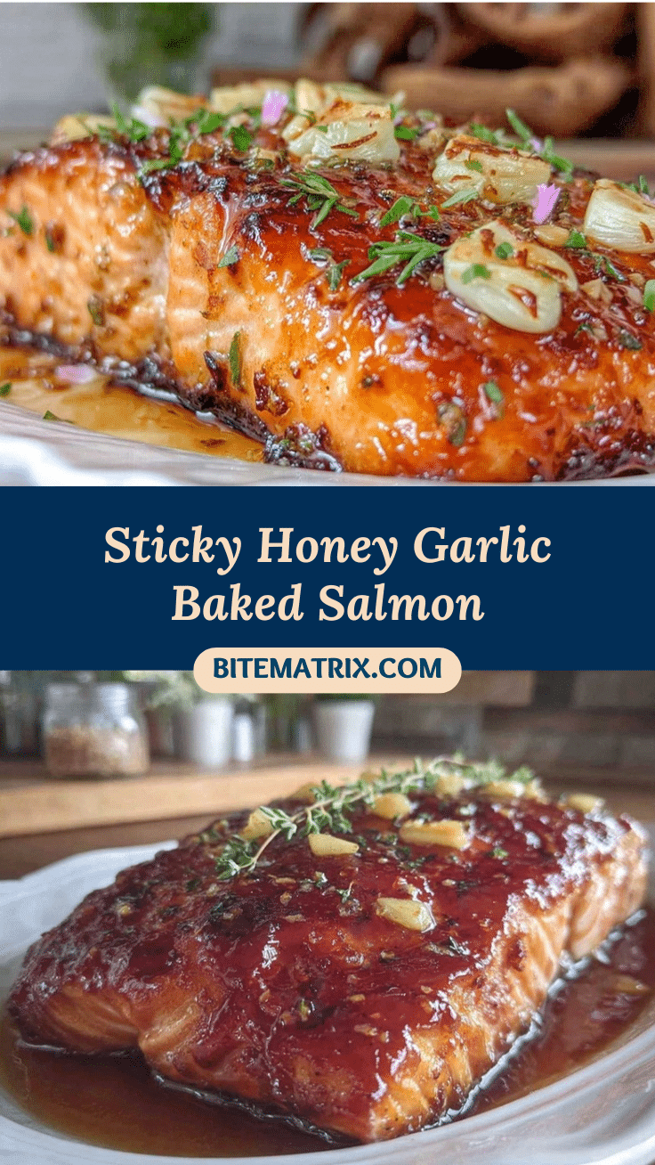 baked salmon with honey garlic glaze recipe