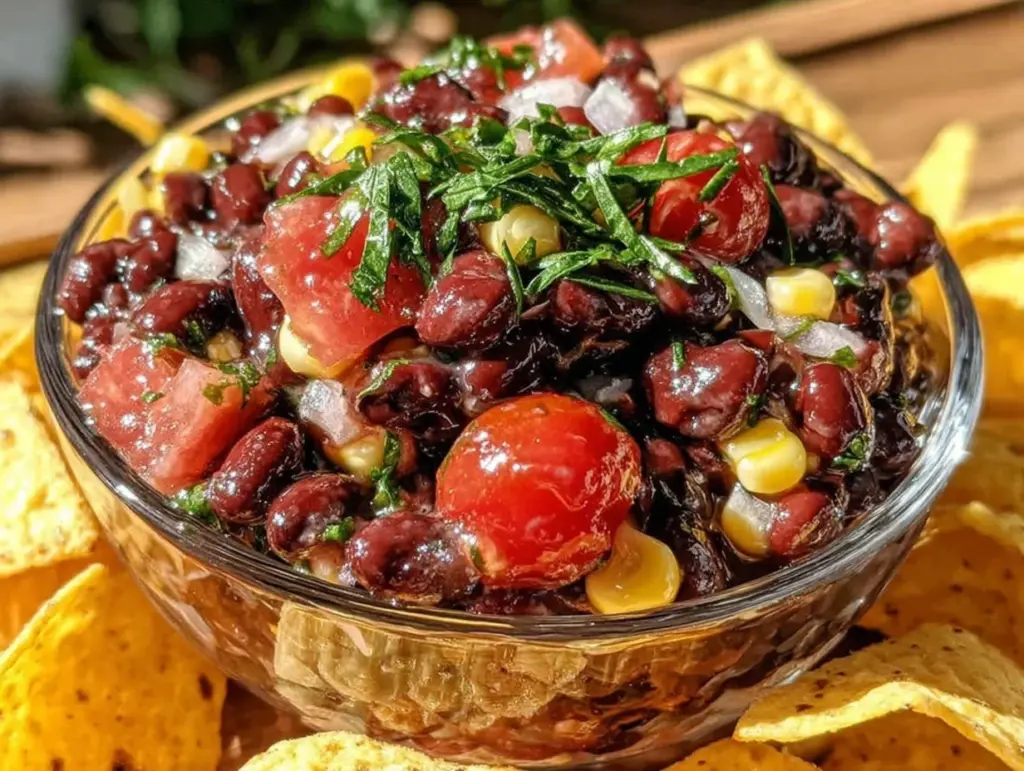 black bean and corn salsa - featured image