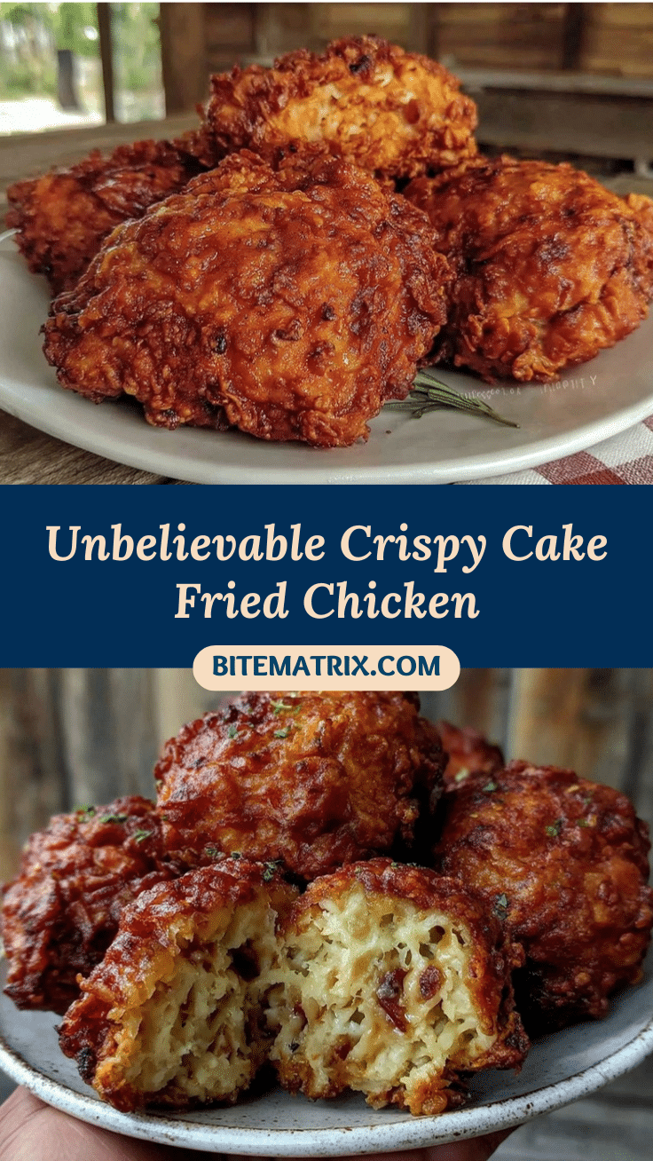 cake disguised as fried chicken recipe