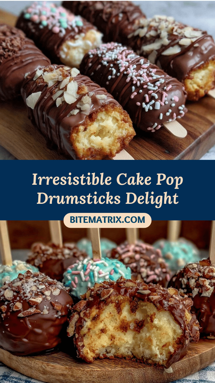 cake pop drumsticks recipe