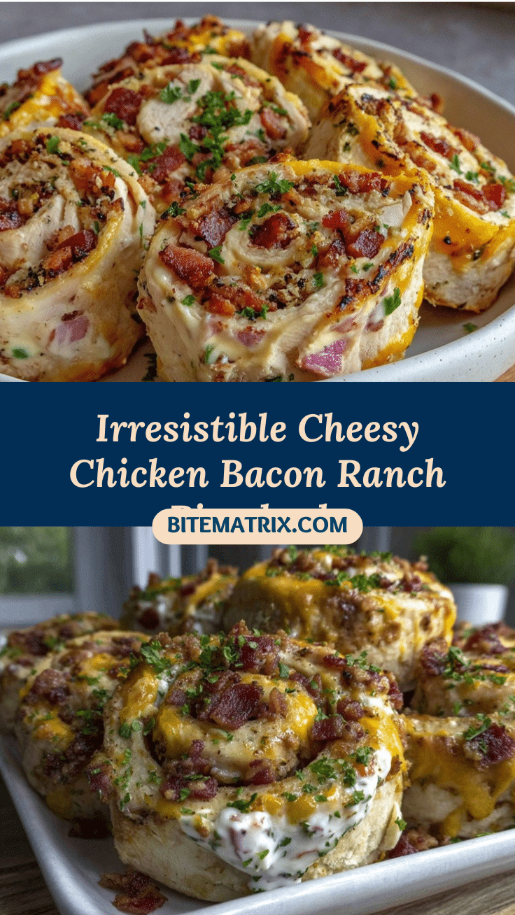 Chicken Bacon Ranch Pinwheels recipe