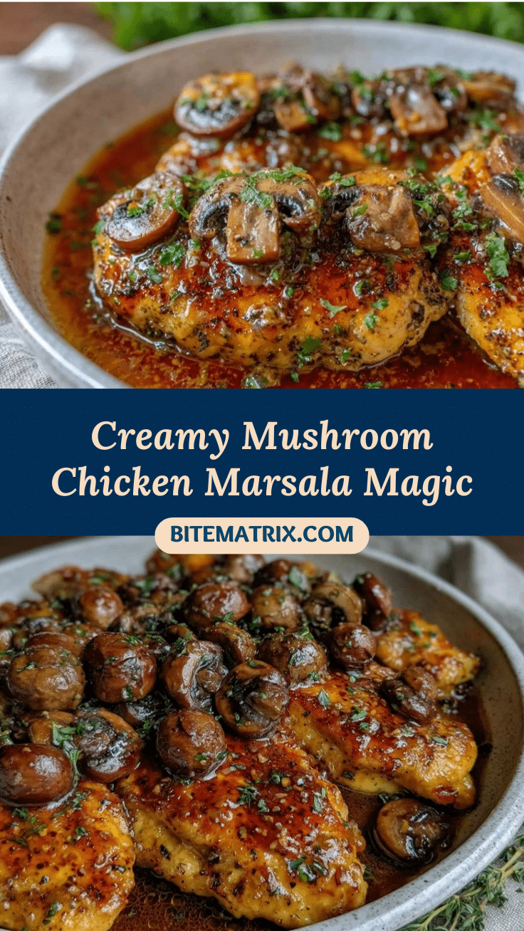 Chicken Marsala with Mushrooms recipe