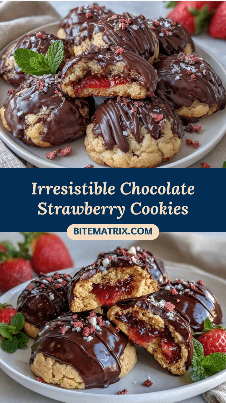 chocolate covered strawberry cookies recipe