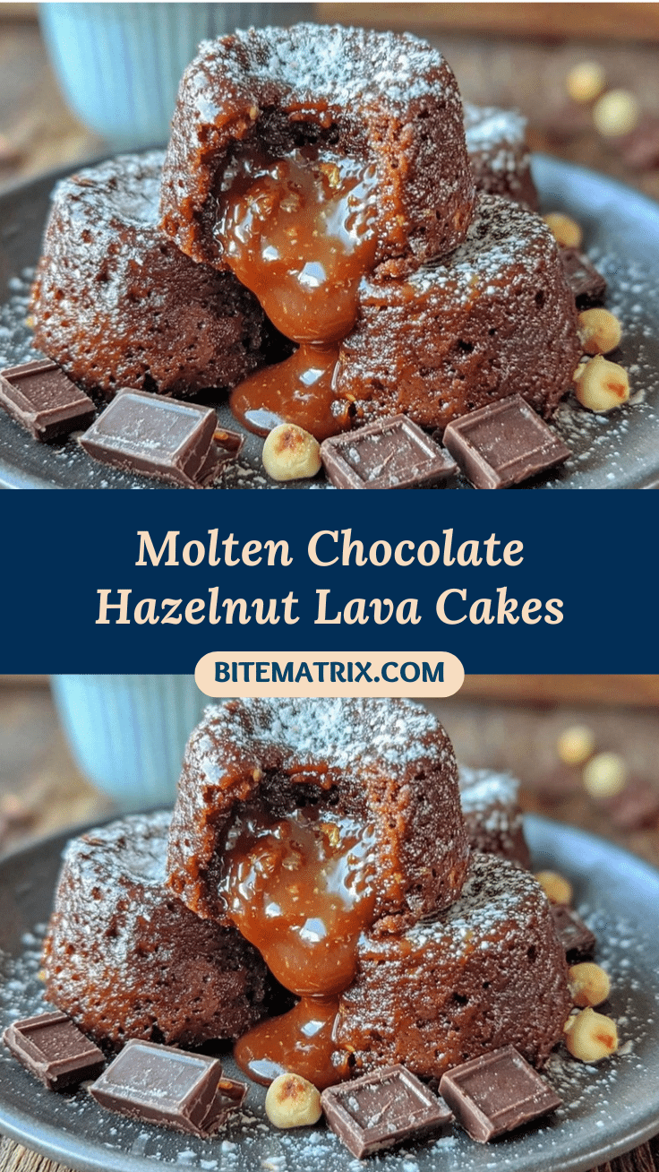 chocolate hazelnut lava cakes recipe