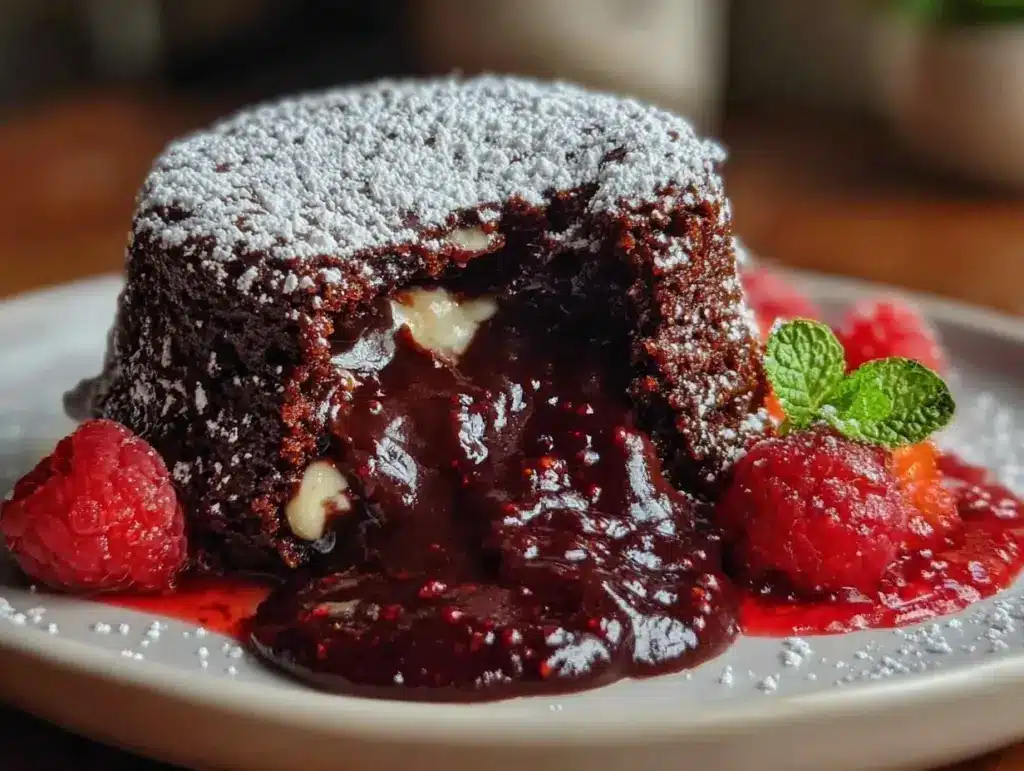 chocolate lava cake - featured image