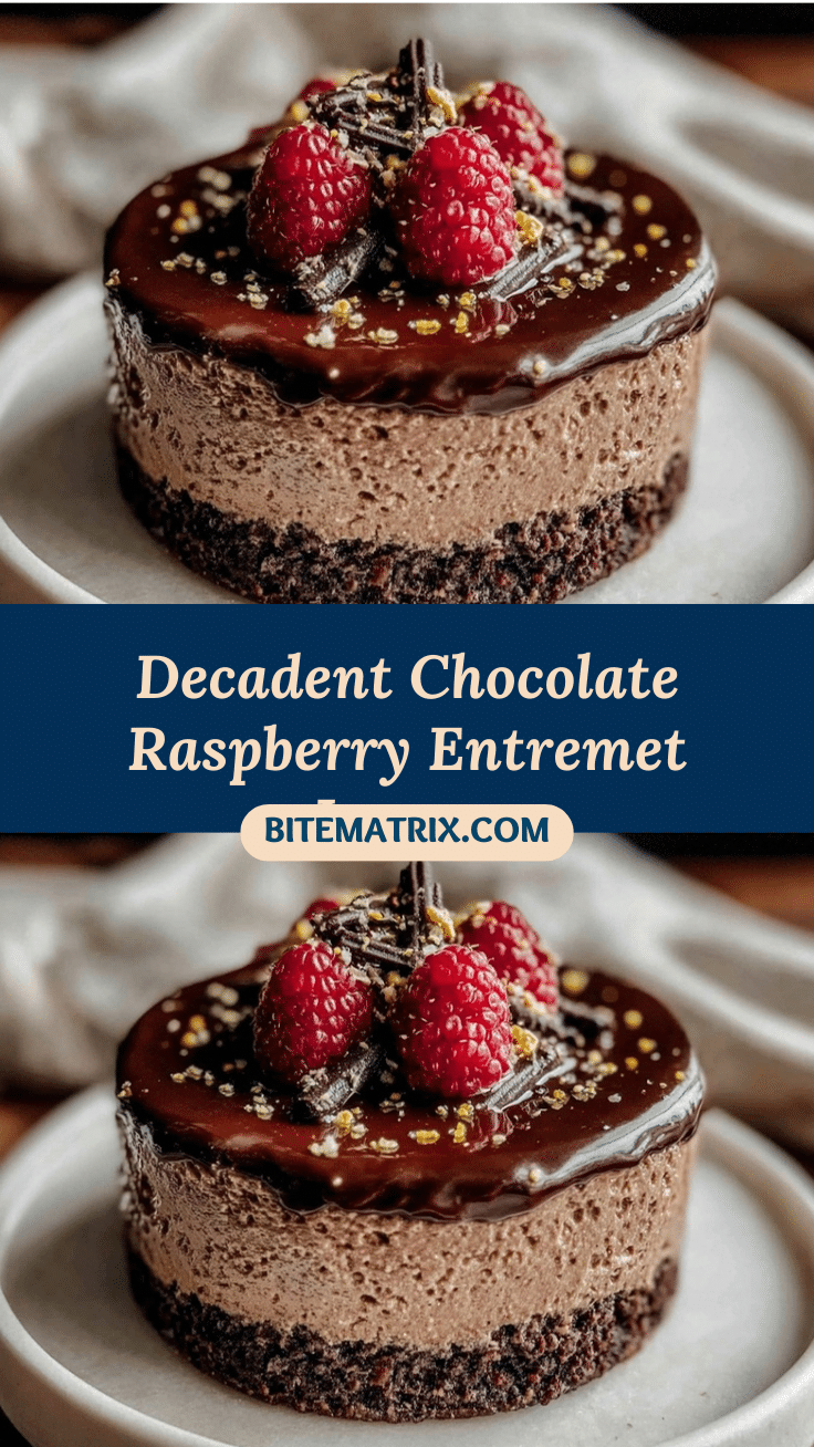 Chocolate Raspberry Entremet recipe