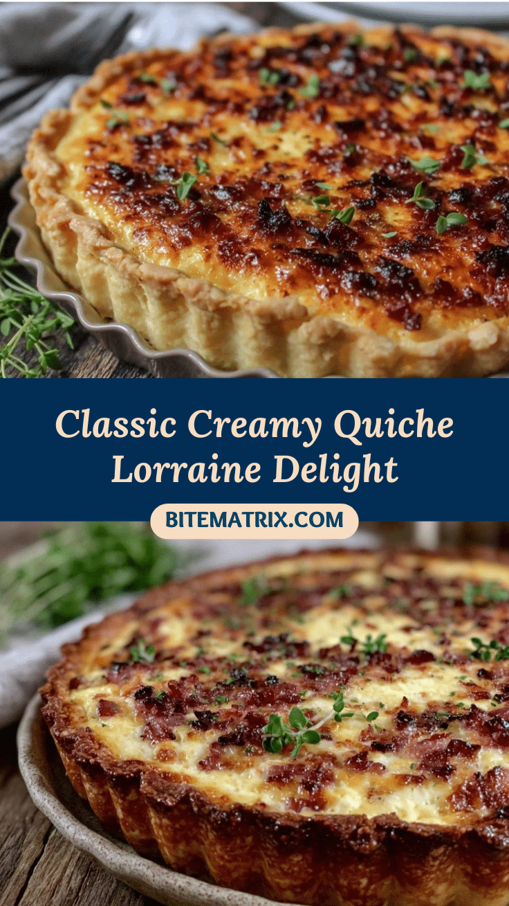 Cozy Classic Quiche Lorraine recipe