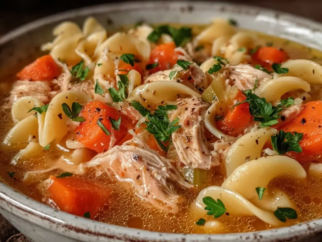 Cozy Grandmas Hug Chicken Soup Recipe - featured image