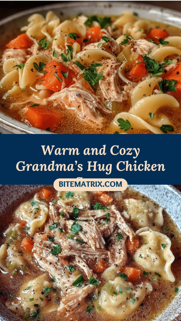 Cozy Grandmas Hug Chicken Soup Recipe recipe