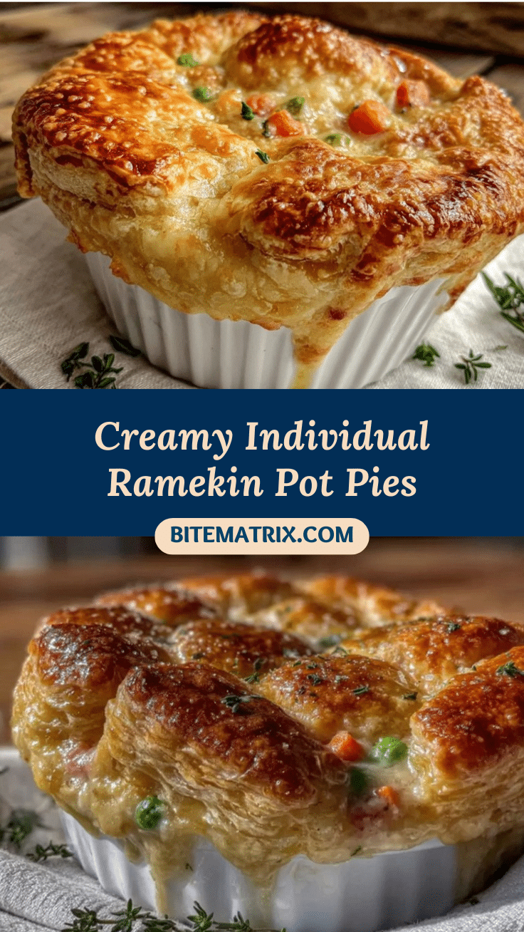 cozy ramekin pot pie recipe