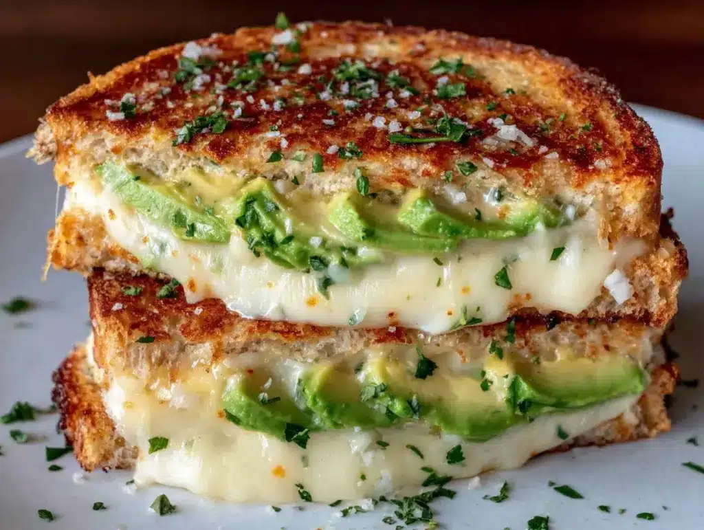 Creamy Avocado Grilled Cheese Sandwich - featured image