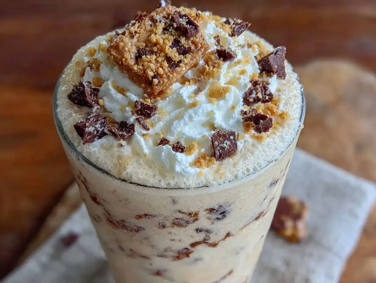 creamy broken cookie milkshake delight preparation steps