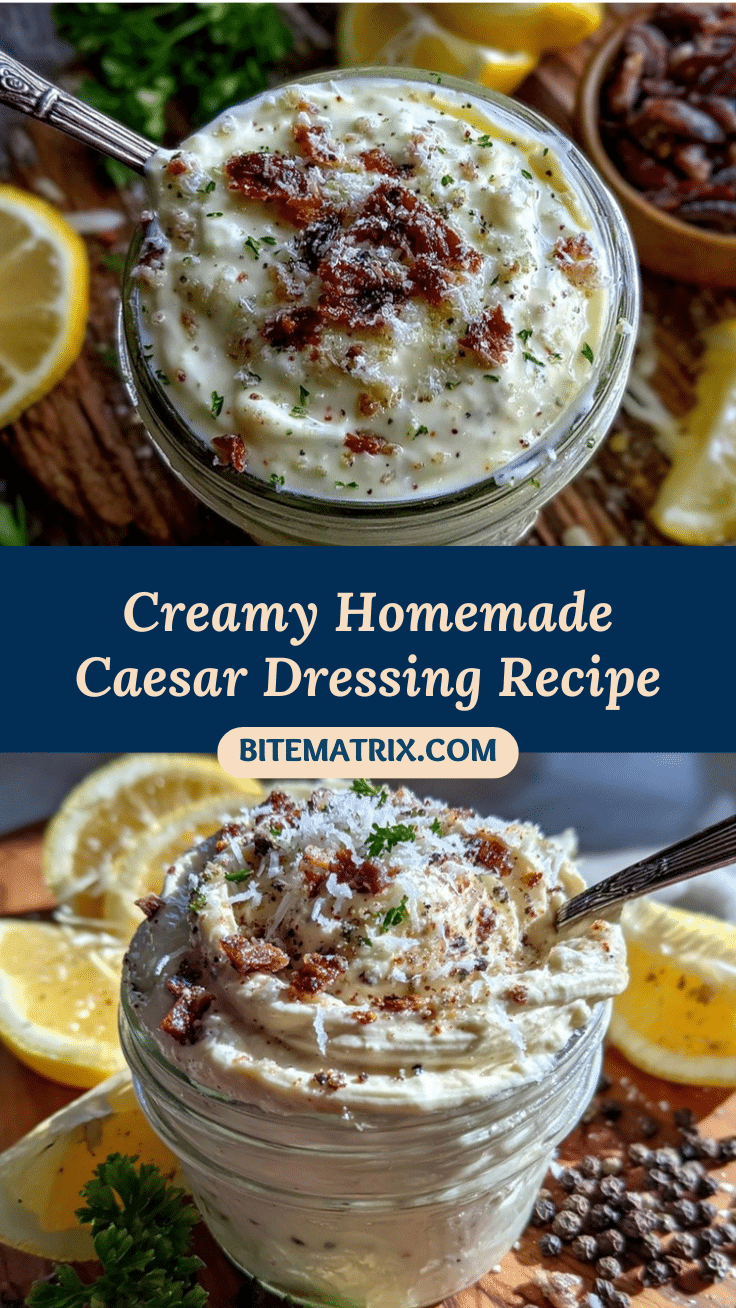creamy caesar dressing from scratch recipe