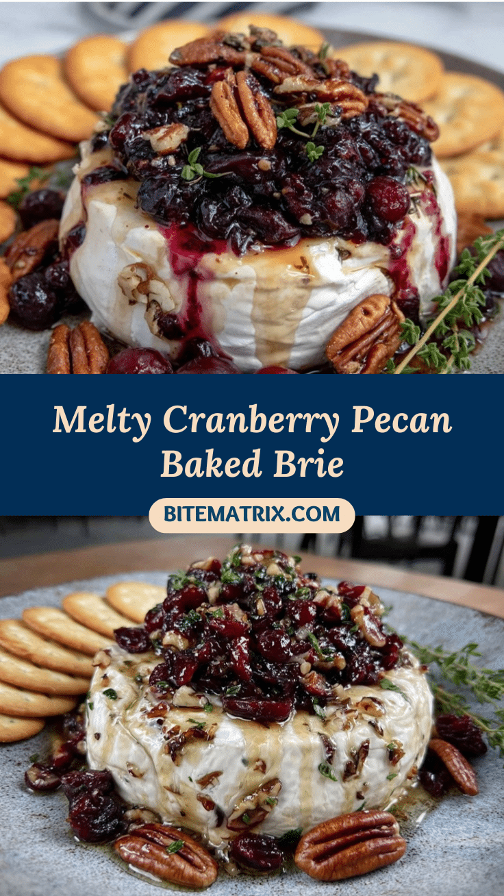creamy cranberry pecan baked brie recipe