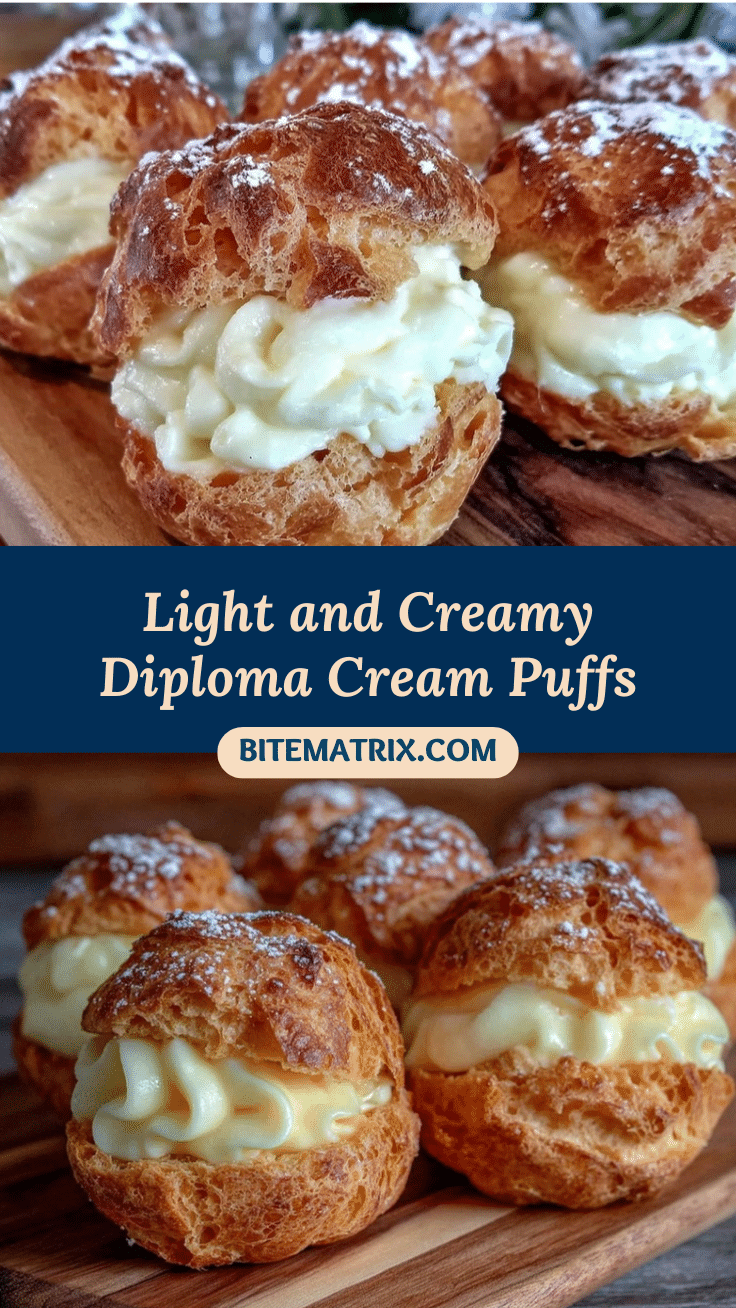 creamy diploma cream puffs recipe