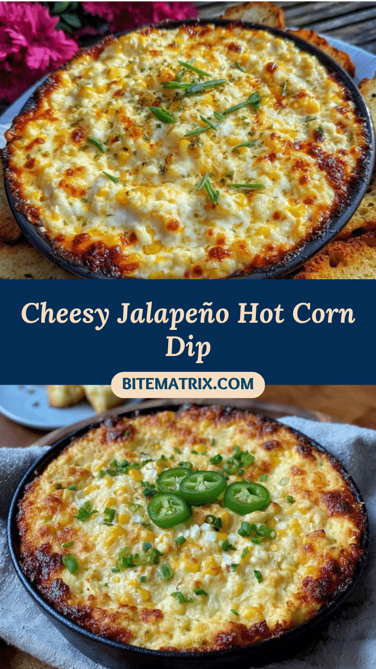 creamy hot corn dip with jalapeños recipe