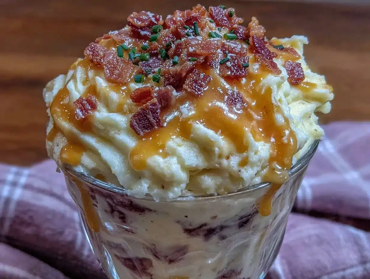 creamy mashed potato sundae preparation steps