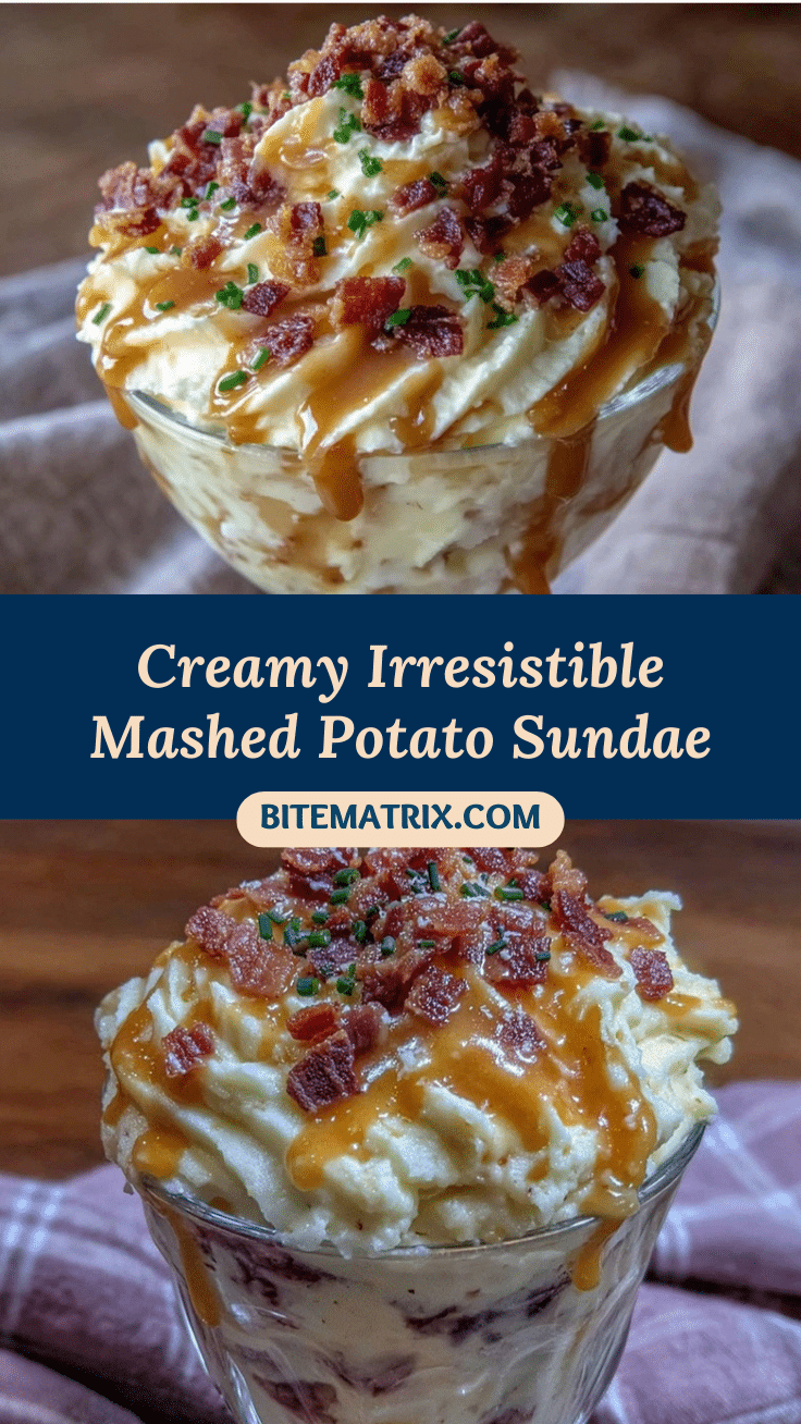 creamy mashed potato sundae recipe