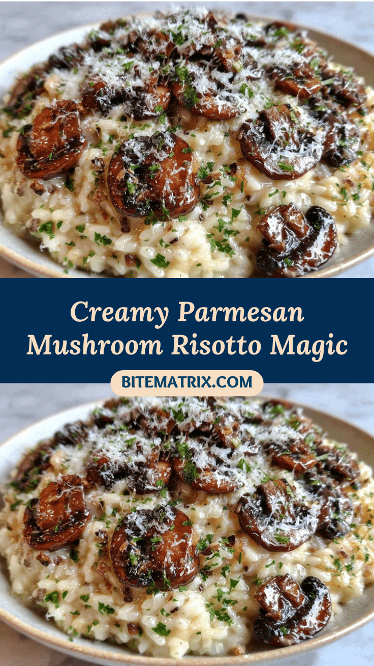 creamy mushroom risotto recipe