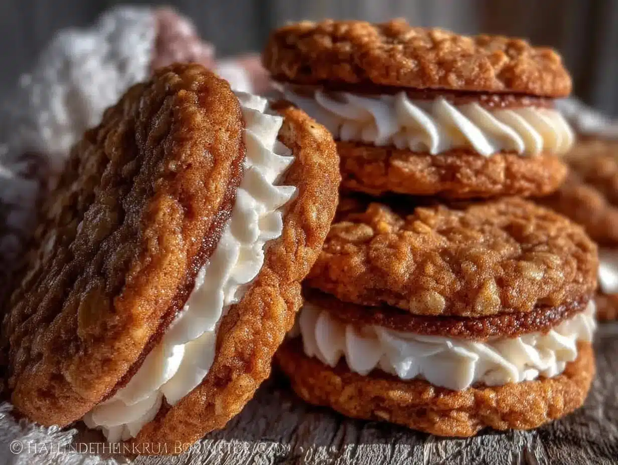 creamy oatmeal cream pies copycat recipe preparation steps