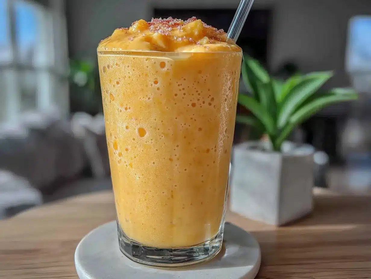 creamy orange julius smoothie recipe preparation steps