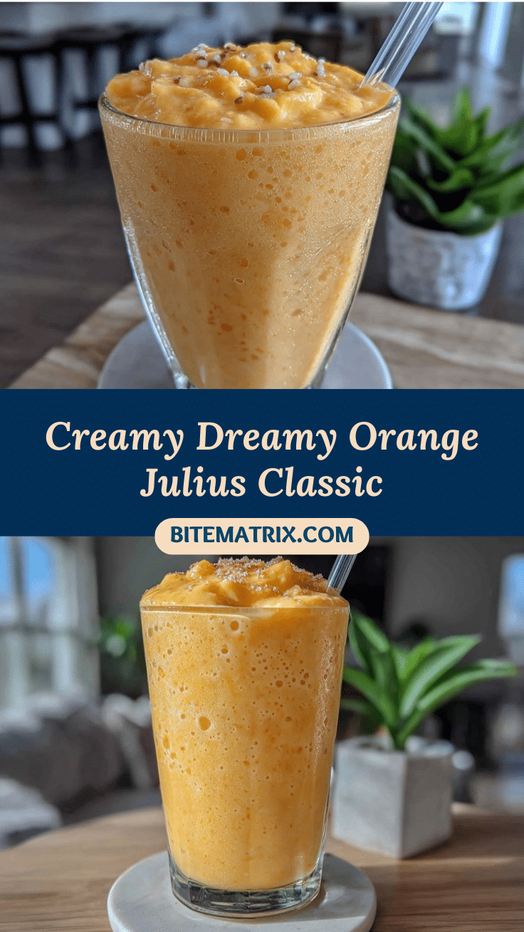 creamy orange julius smoothie recipe recipe