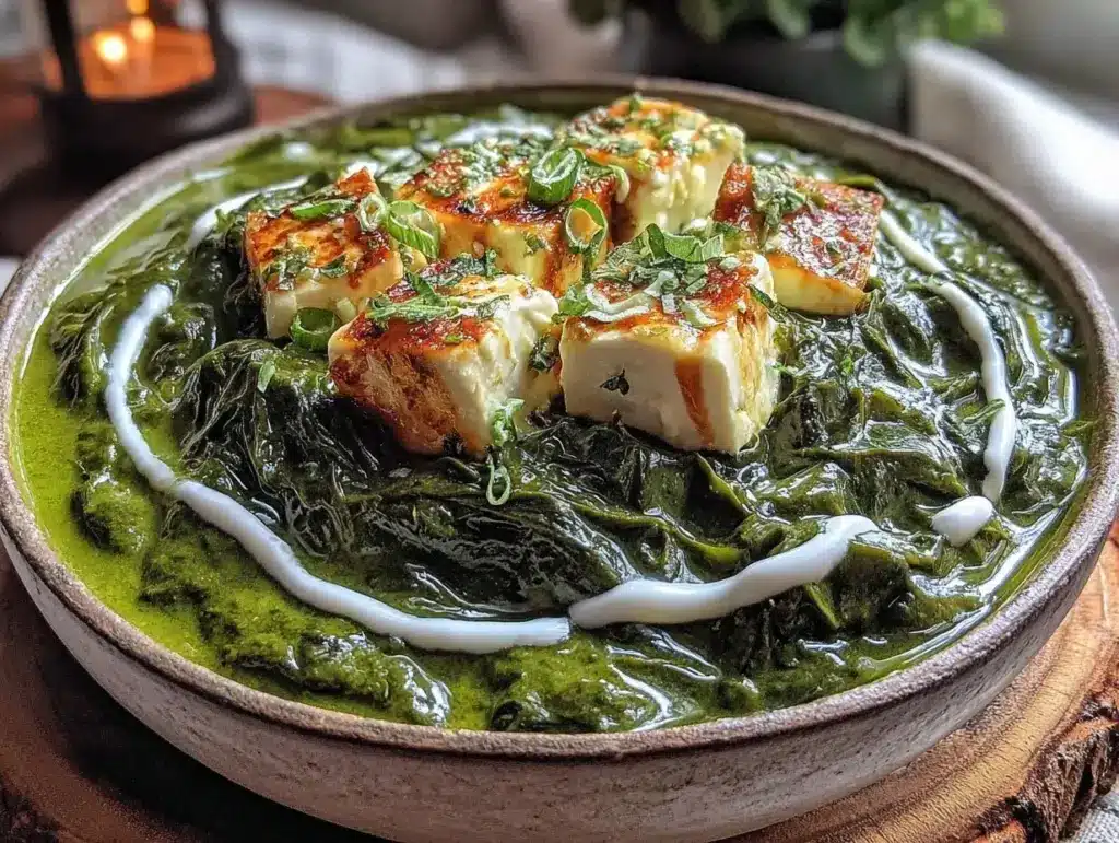 creamy palak paneer recipe - featured image
