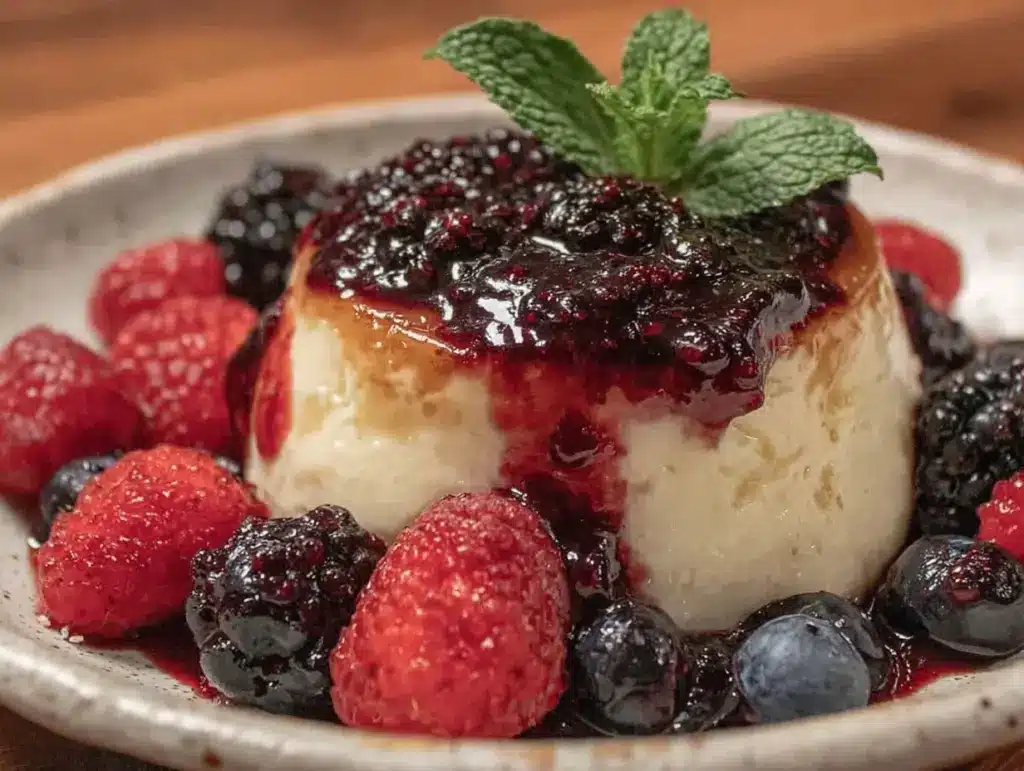 creamy panna cotta - featured image
