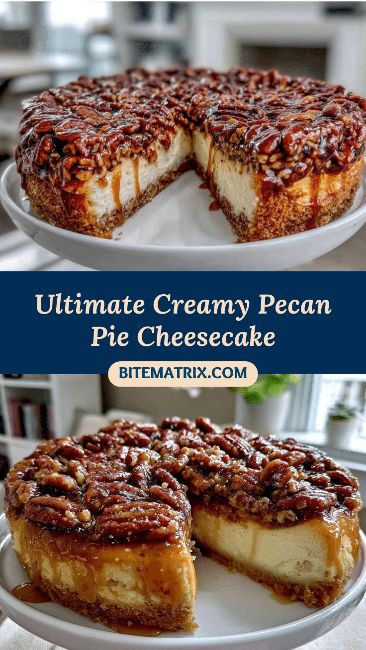 creamy pecan pie cheesecake recipe